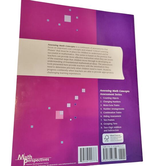 Counting Objects Book 1 Kathy Richardson 45 Student Forms Assessing Math Concept - Picture 6 of 14